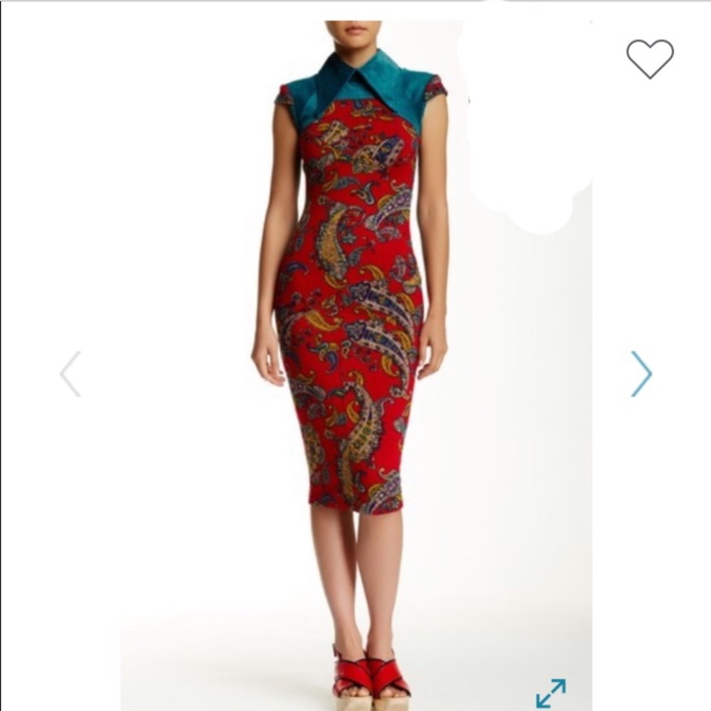 Nuvula Corduroy Cap Sleeve Sheath Dress